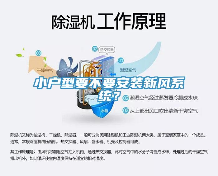 小戶型要不要安裝新風系統？
