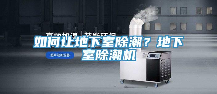 如何讓地下室除潮？地下室除潮機