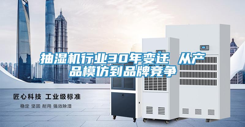 抽濕機行業30年變遷 從產品模仿到品牌競爭