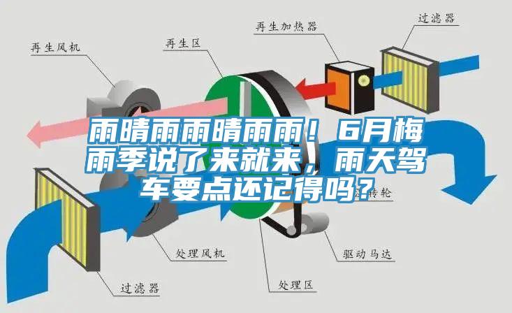 雨晴雨雨晴雨雨！6月梅雨季說了來就來，雨天駕車要點還記得嗎？