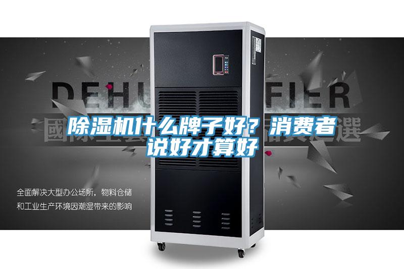 除濕機(jī)什么牌子好？消費者說好才算好