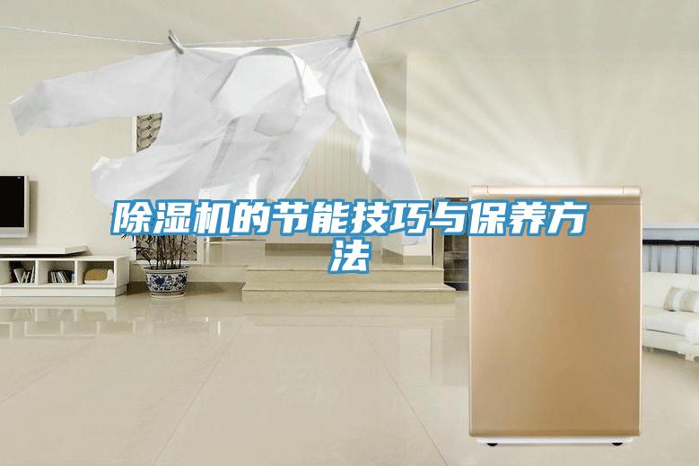 除濕機的節能技巧與保養方法