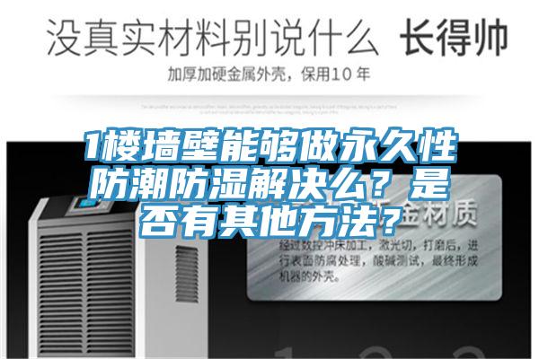 1樓墻壁能夠做永久性防潮防濕解決么？是否有其他方法？