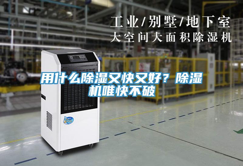 用什么除濕又快又好？除濕機唯快不破