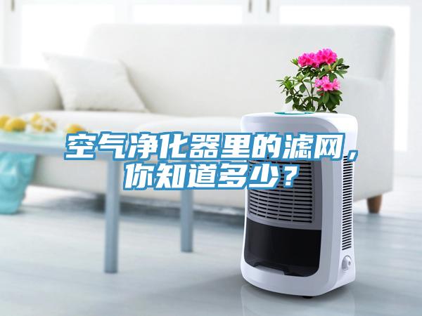 空氣凈化器里的濾網(wǎng)，你知道多少？