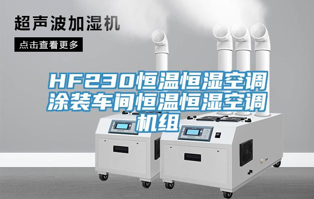 HF230恒溫恒濕空調涂裝車間恒溫恒濕空調機組