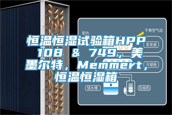 恒溫恒濕試驗(yàn)箱HPP 108 & 749，美墨爾特，Memmert，恒溫恒濕箱