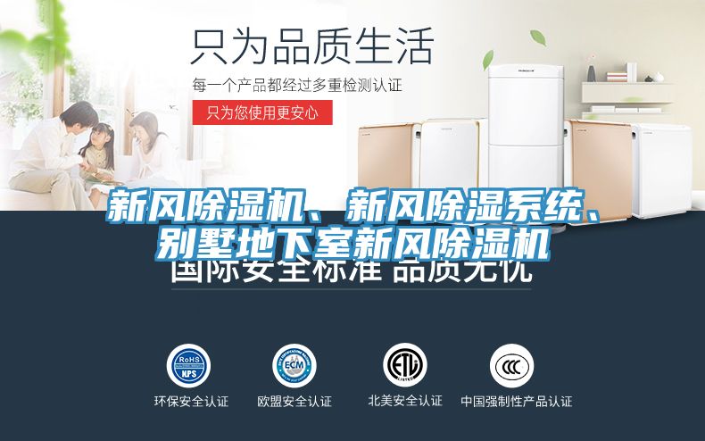 新風除濕機、新風除濕系統、別墅地下室新風除濕機