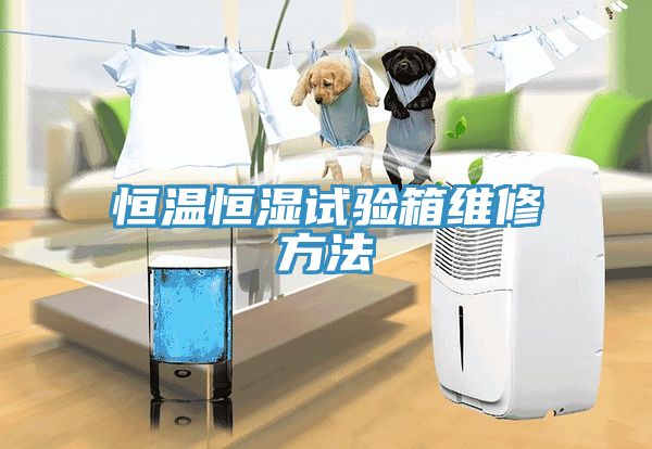 恒溫恒濕試驗箱維修方法