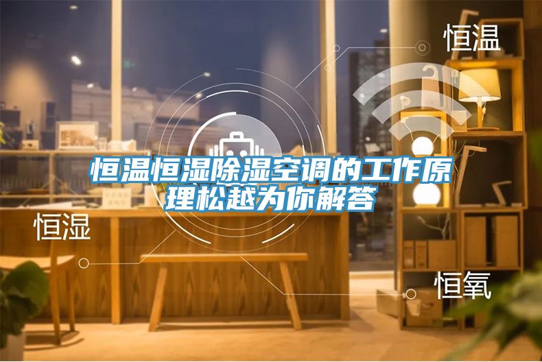 恒溫恒濕除濕空調的工作原理松越為你解答