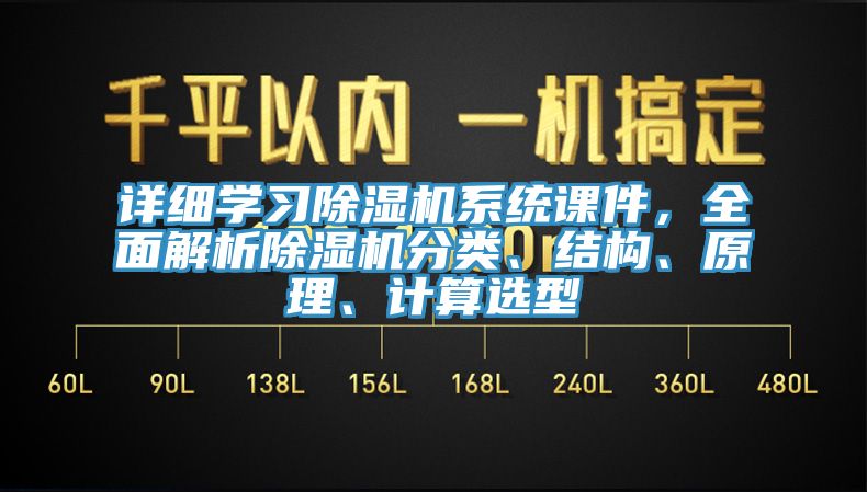 詳細學(xué)習(xí)除濕機系統(tǒng)課件，全面解析除濕機分類、結(jié)構(gòu)、原理、計算選型