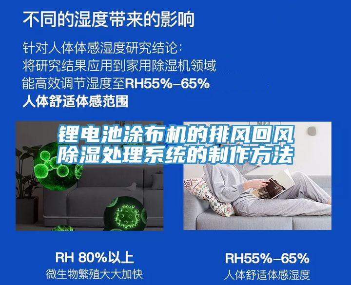 鋰電池涂布機的排風回風除濕處理系統的制作方法