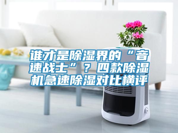 誰才是除濕界的“音速戰士”？四款除濕機急速除濕對比橫評