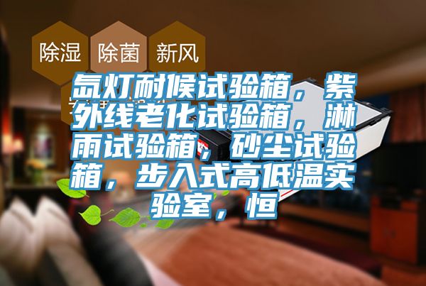 氙燈耐候試驗(yàn)箱，紫外線老化試驗(yàn)箱，淋雨試驗(yàn)箱，砂塵試驗(yàn)箱，步入式高低溫實(shí)驗(yàn)室，恒