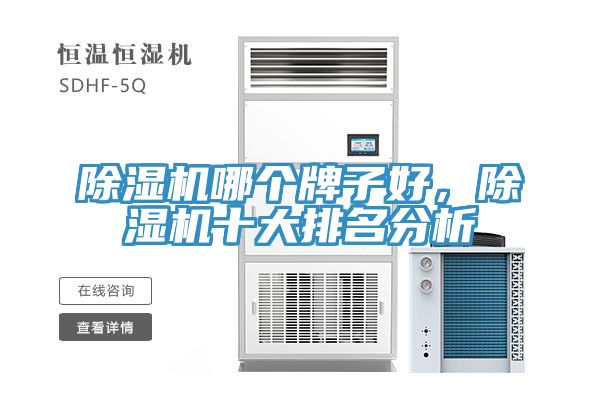 除濕機(jī)哪個牌子好，除濕機(jī)十大排名分析
