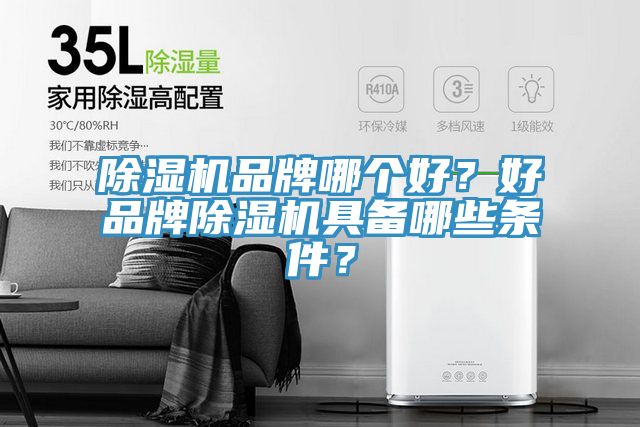 除濕機(jī)品牌哪個好？好品牌除濕機(jī)具備哪些條件？
