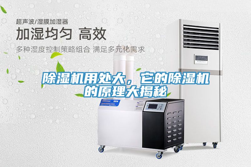 除濕機用處大，它的除濕機的原理大揭秘
