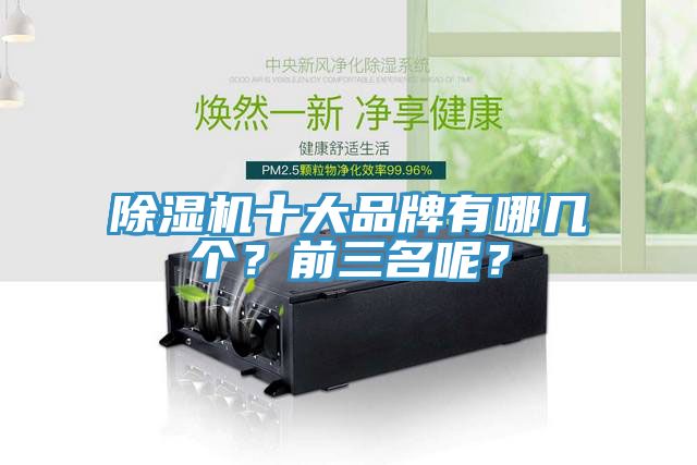 除濕機(jī)十大品牌有哪幾個？前三名呢？