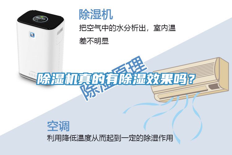 除濕機真的有除濕效果嗎？