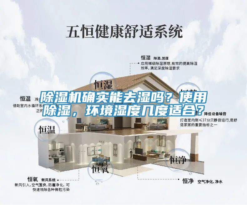 除濕機確實能去濕嗎？使用除濕，環境濕度幾度適合？