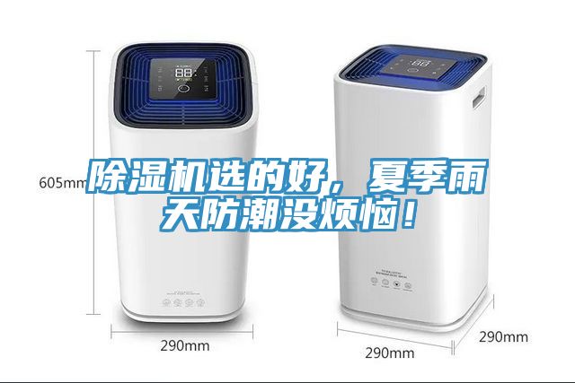 除濕機選的好，夏季雨天防潮沒煩惱！