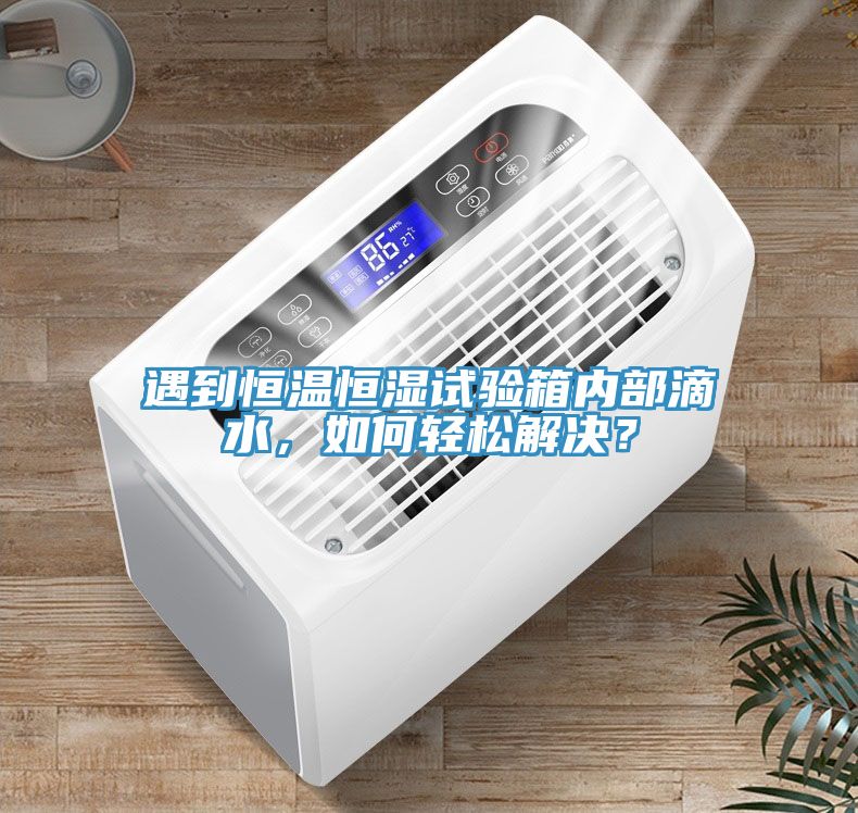 遇到恒溫恒濕試驗(yàn)箱內(nèi)部滴水，如何輕松解決？